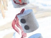 Easy to make Tin can snowman 200x150 Holiday Season Delights: Snowman Themed Crafts for Kids