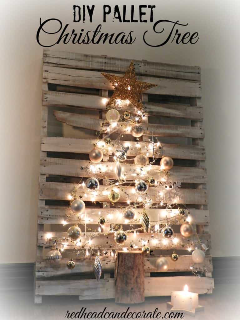 Pallet christmas tree