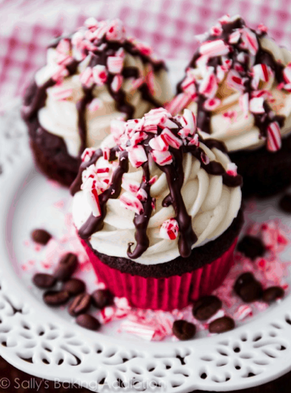 Peppermint mocha cupcakes