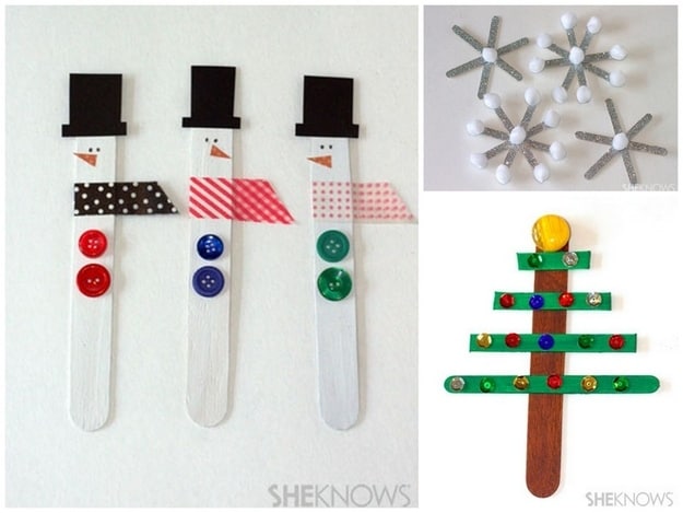 Popsicle stick ornaments