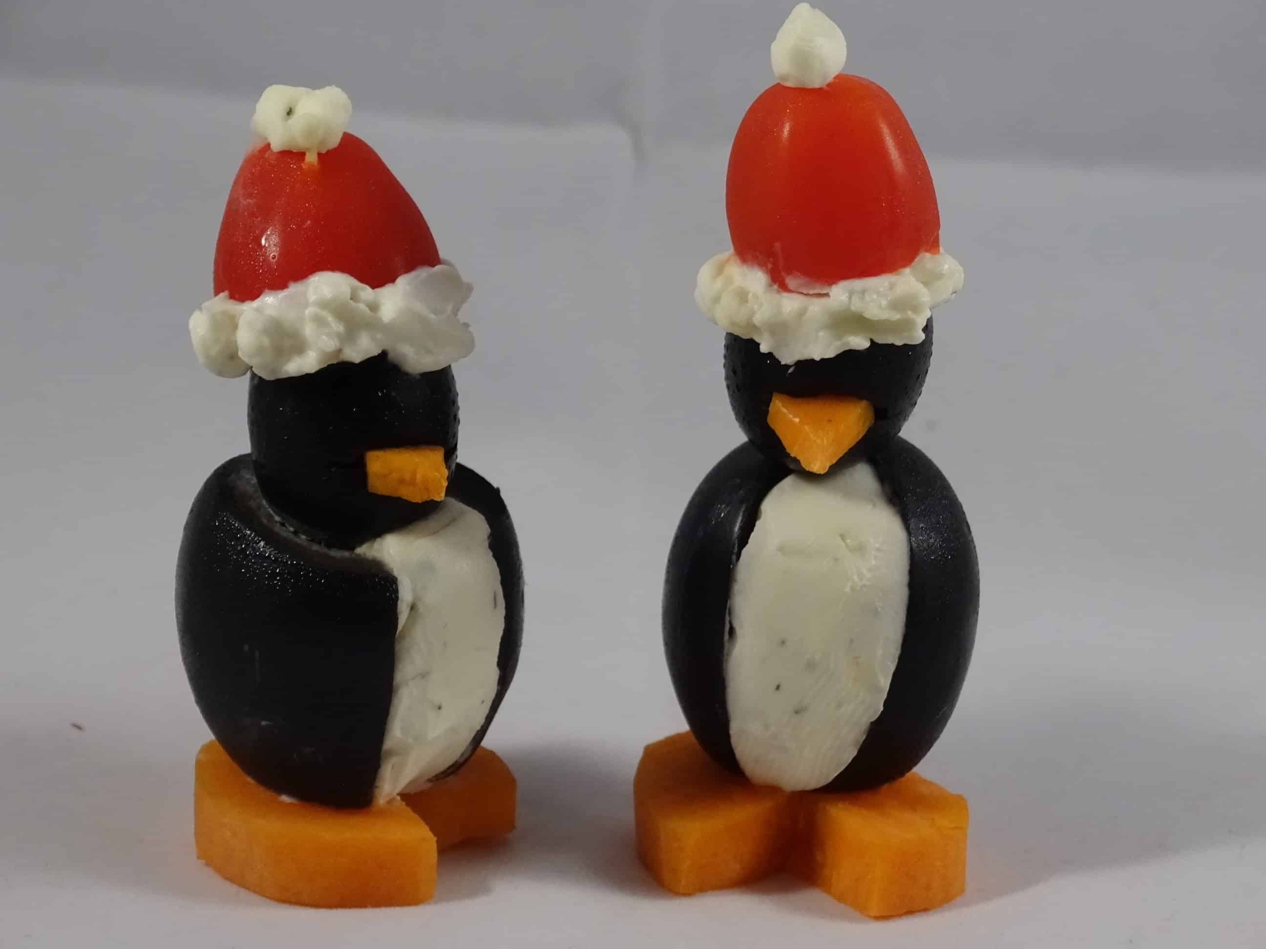 Santa olive penguins