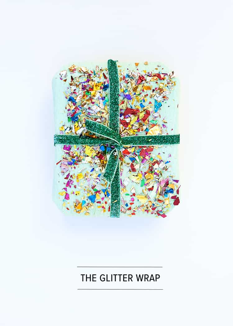 The glitter wrap