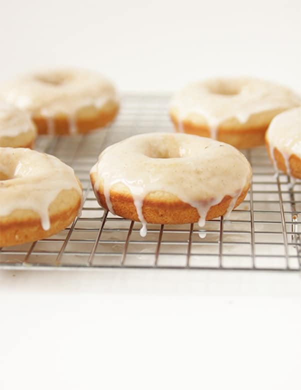 Vanilla bean baked donuts