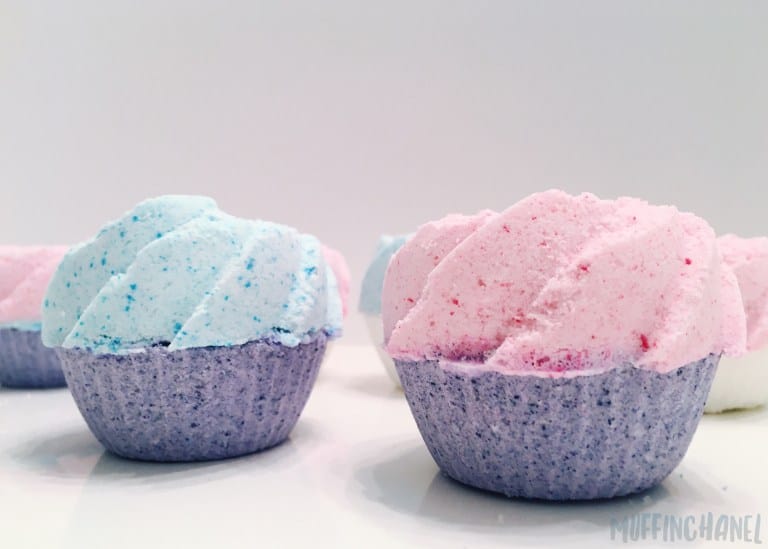 Cupcake bath bombs
