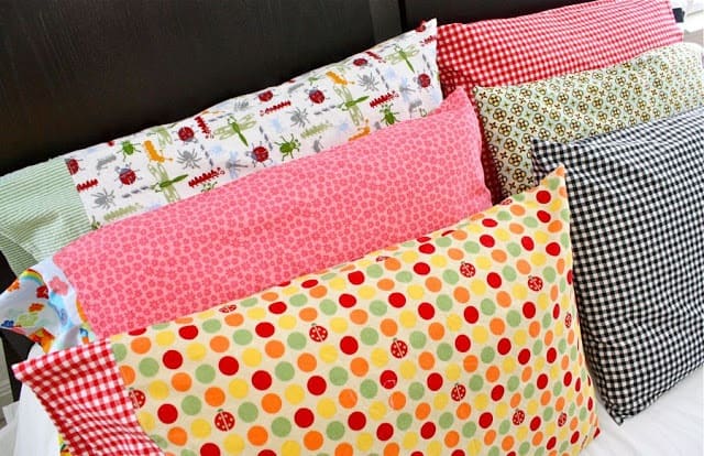 Patterned pillow cases