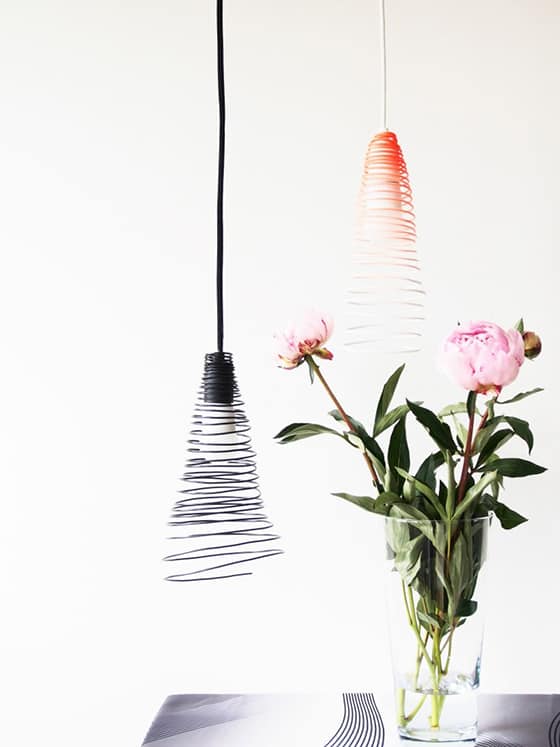 Wire lampshade