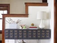 Card catalogue credenza 200x150 15 Upcycled Furniture Ideas to Do This Spring