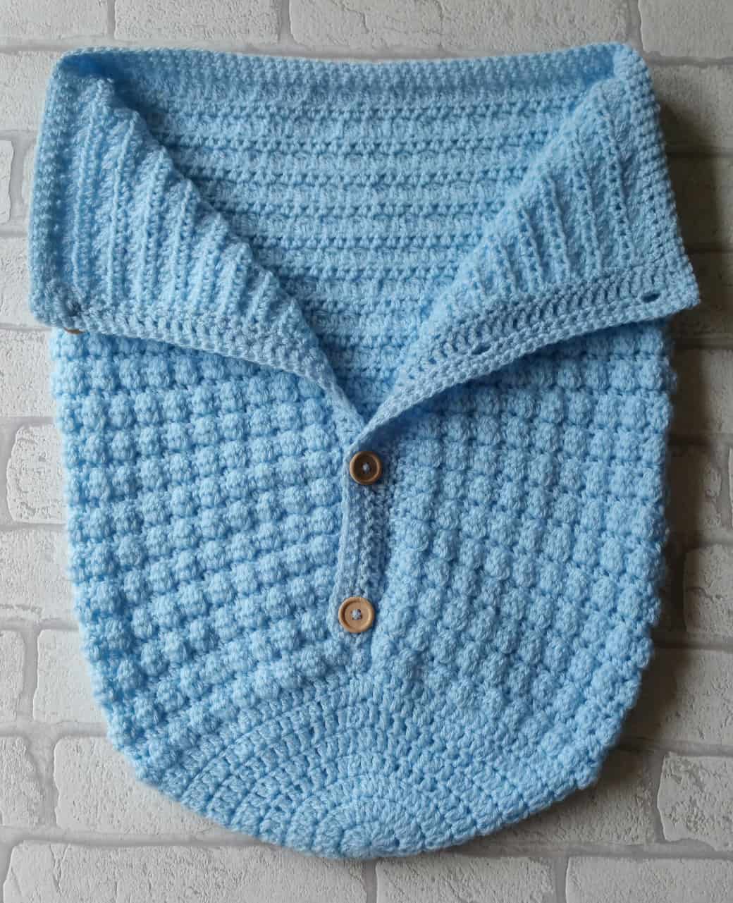 Crochet sleeping bag