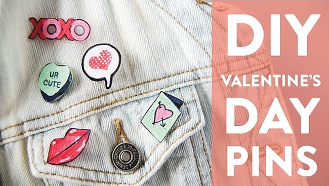 DIY love pins