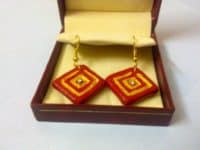 Dual colour squares 200x150 14 Cute Clay Earring Designs