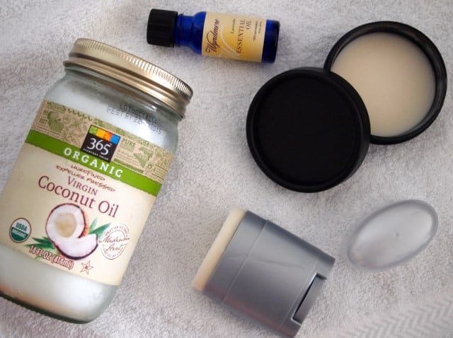 Natural coconut oil deodorant