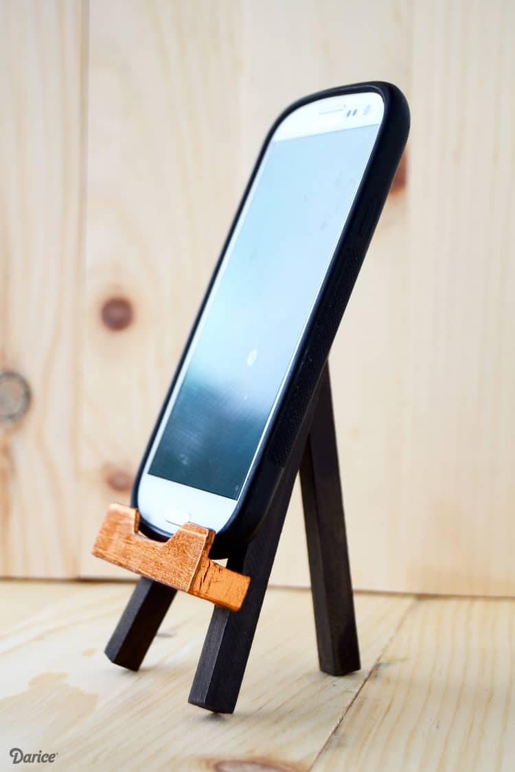 Easel phone stand