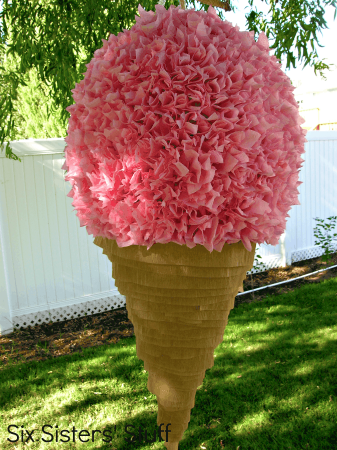 Ice cream pinata
