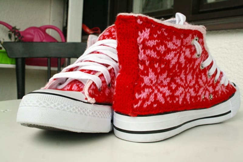 Knitted high tops