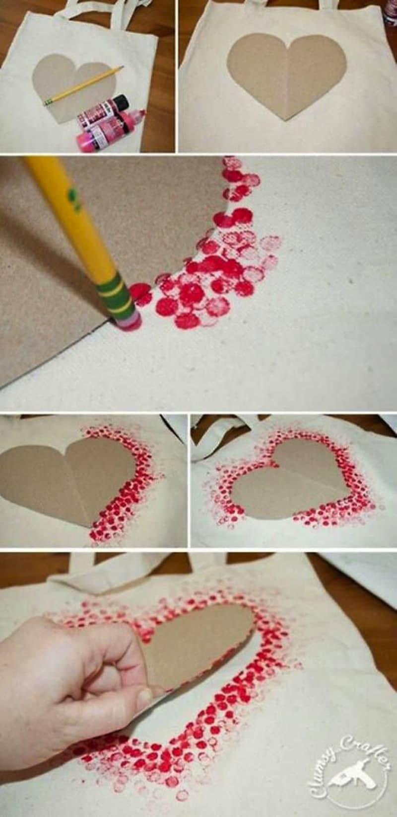 Pencil eraser pointillism