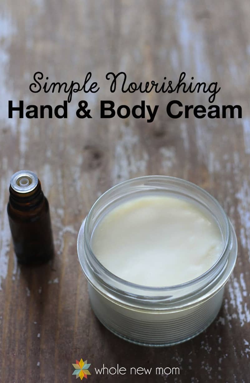 Simple nourishing hand and body cream