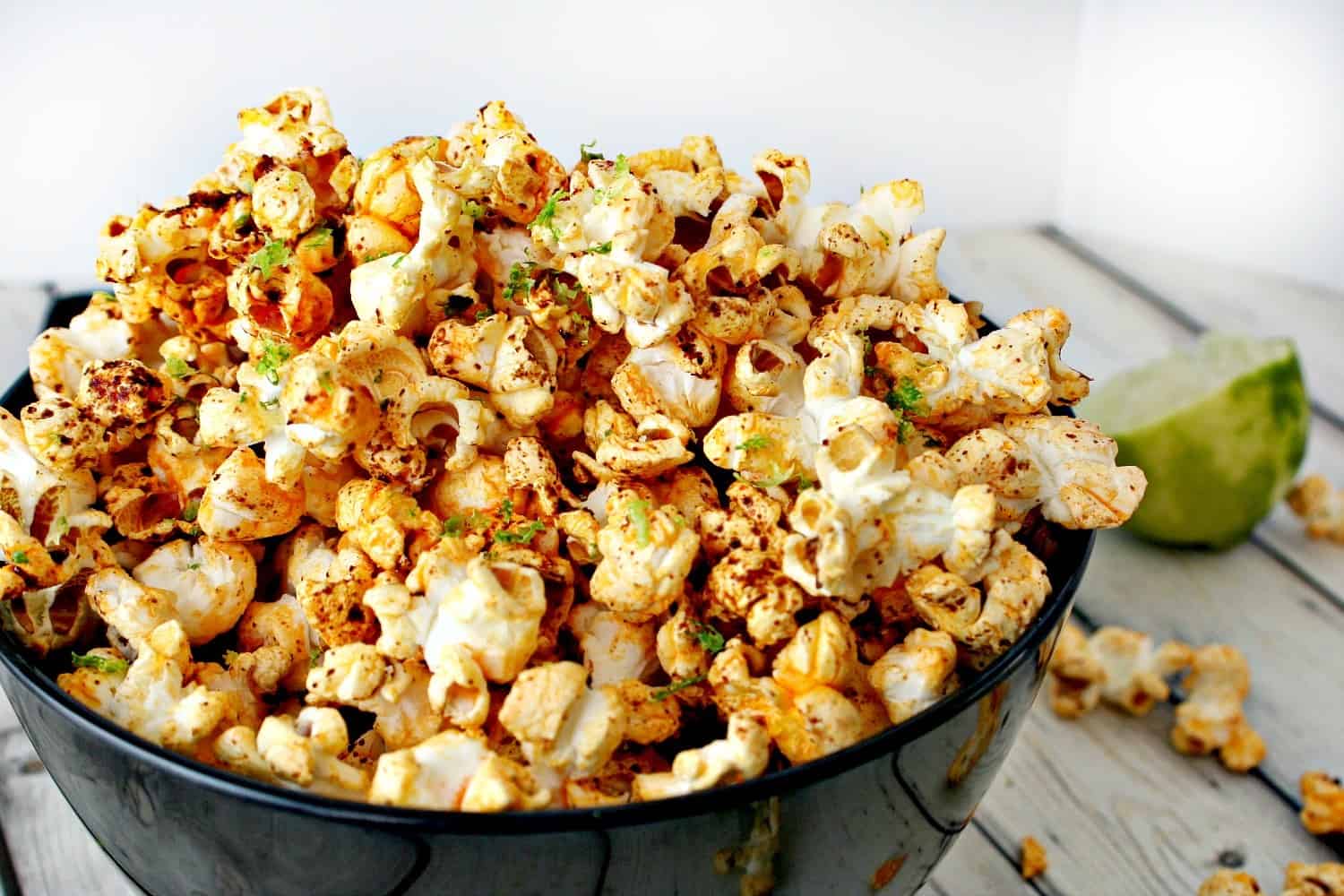 Chili and lime popcorn