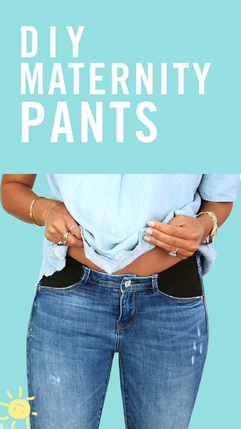 DIY maternity pants