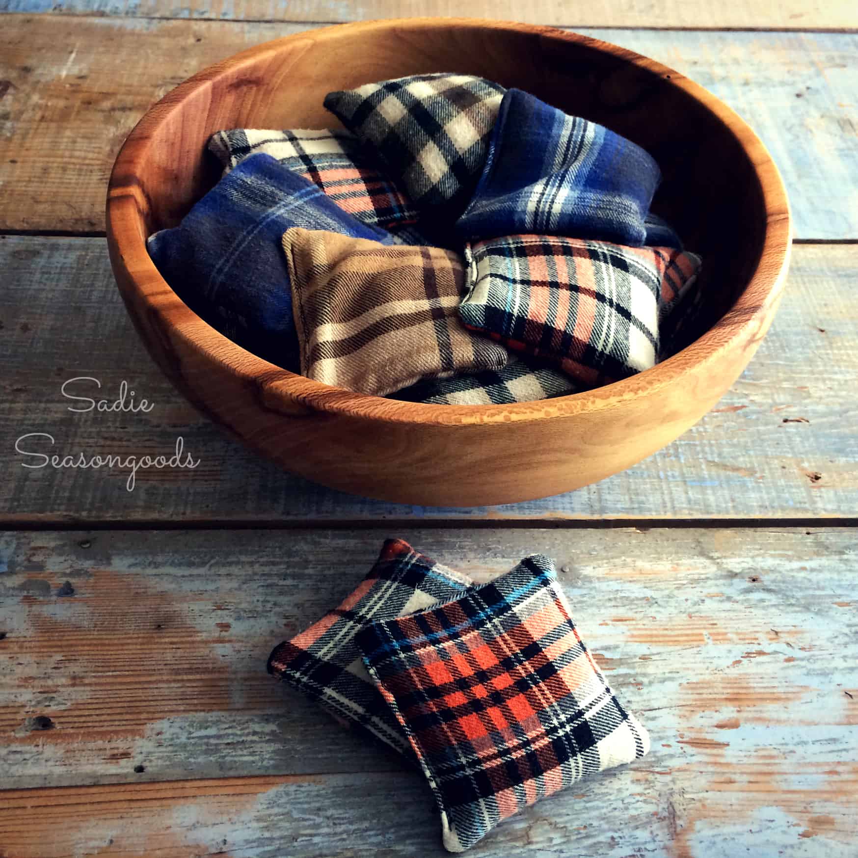 Flannel hand warmers