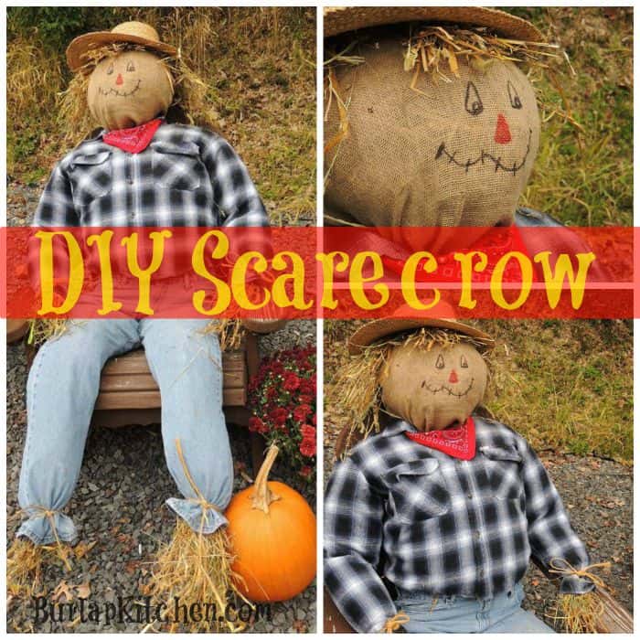 Flannel scarecrow