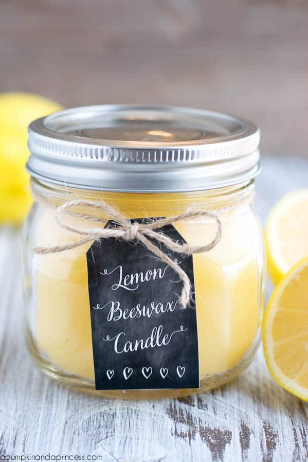 Lemon candle