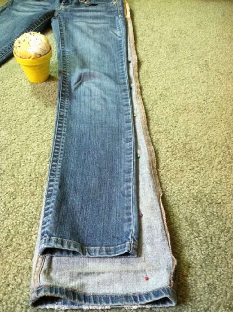 Make DIY skinny jeans
