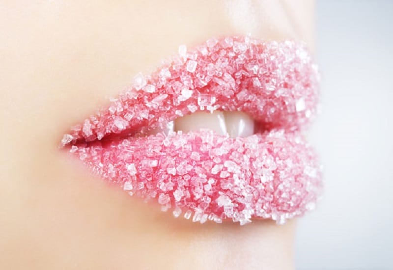 Textured salt lips