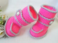 Cute and Comfy Attire: 15 Knitted Baby Bootie Patterns