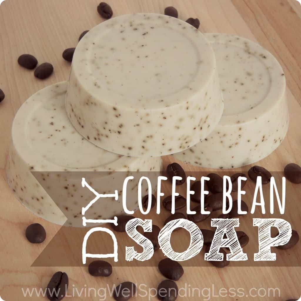 DIY coffee bean soap