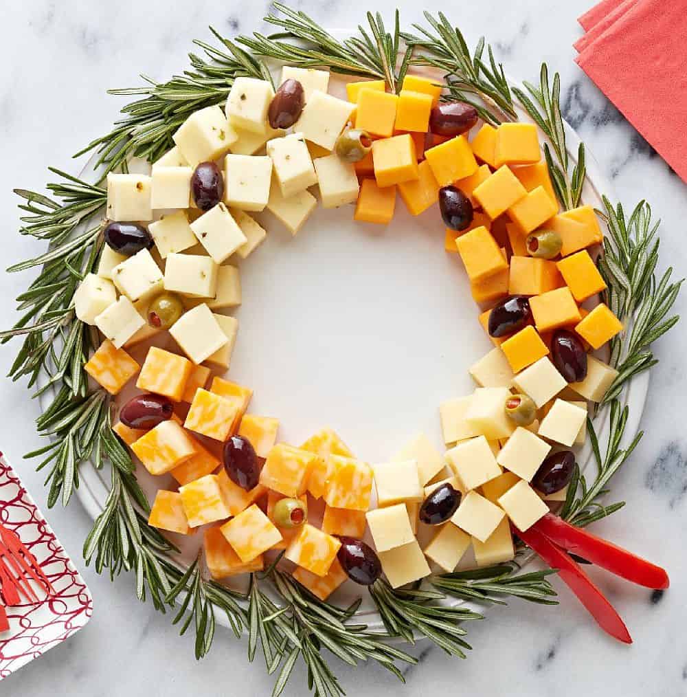 Homemade Cheese wreath