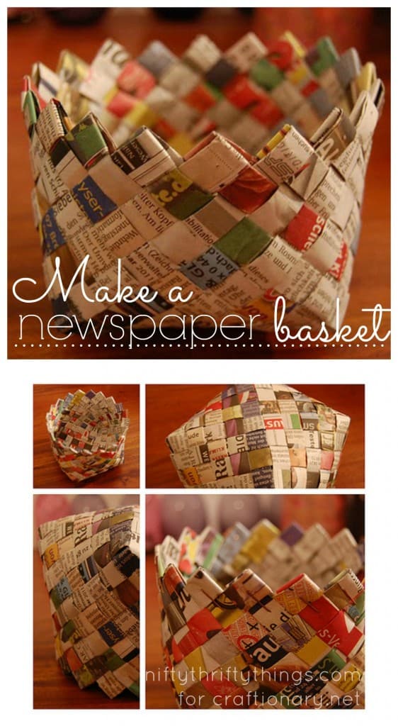 Newspaper basket