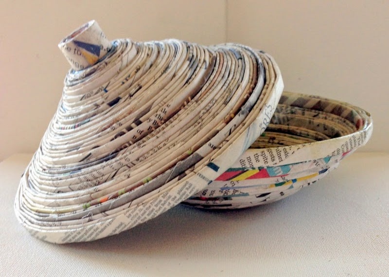 Newspaper bowl