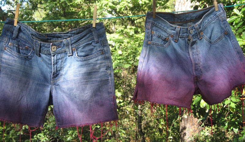 Ombre shorts
