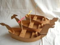 Cardboard ships 200x150 Fun Way to Recycle: 13 Cardboard Box DIYs for Kids