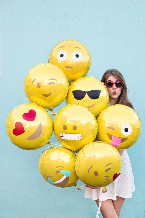 Emoji balloons