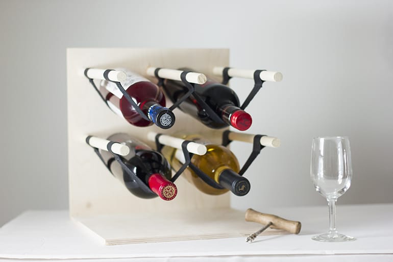 Mini wine rack