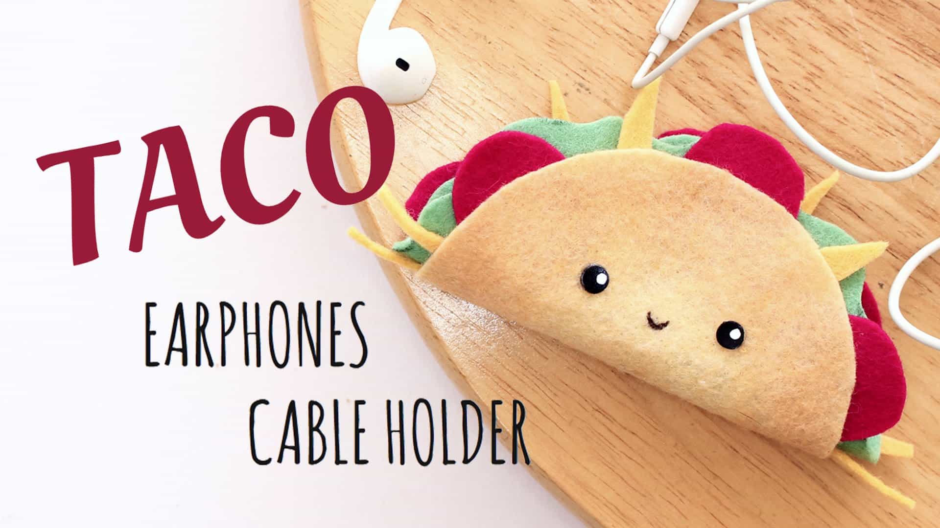 Taco earphones holder