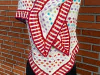 A Dotted Summer shawl 200x150 Comfortable and Stylish: 15 Knitted Summer Shawl Patterns