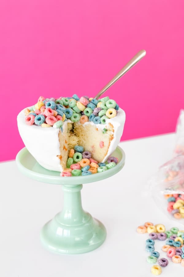 Cereal bowl cake