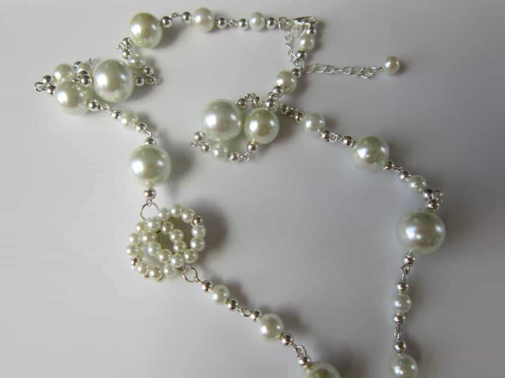 Chanel inspired pearl necklace