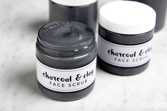 Charcoal face scrub