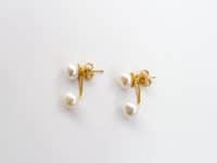 Double pearl earrings 200x150 A Hint of Sparkle: Unique DIY Pearl Jewelry Ideas