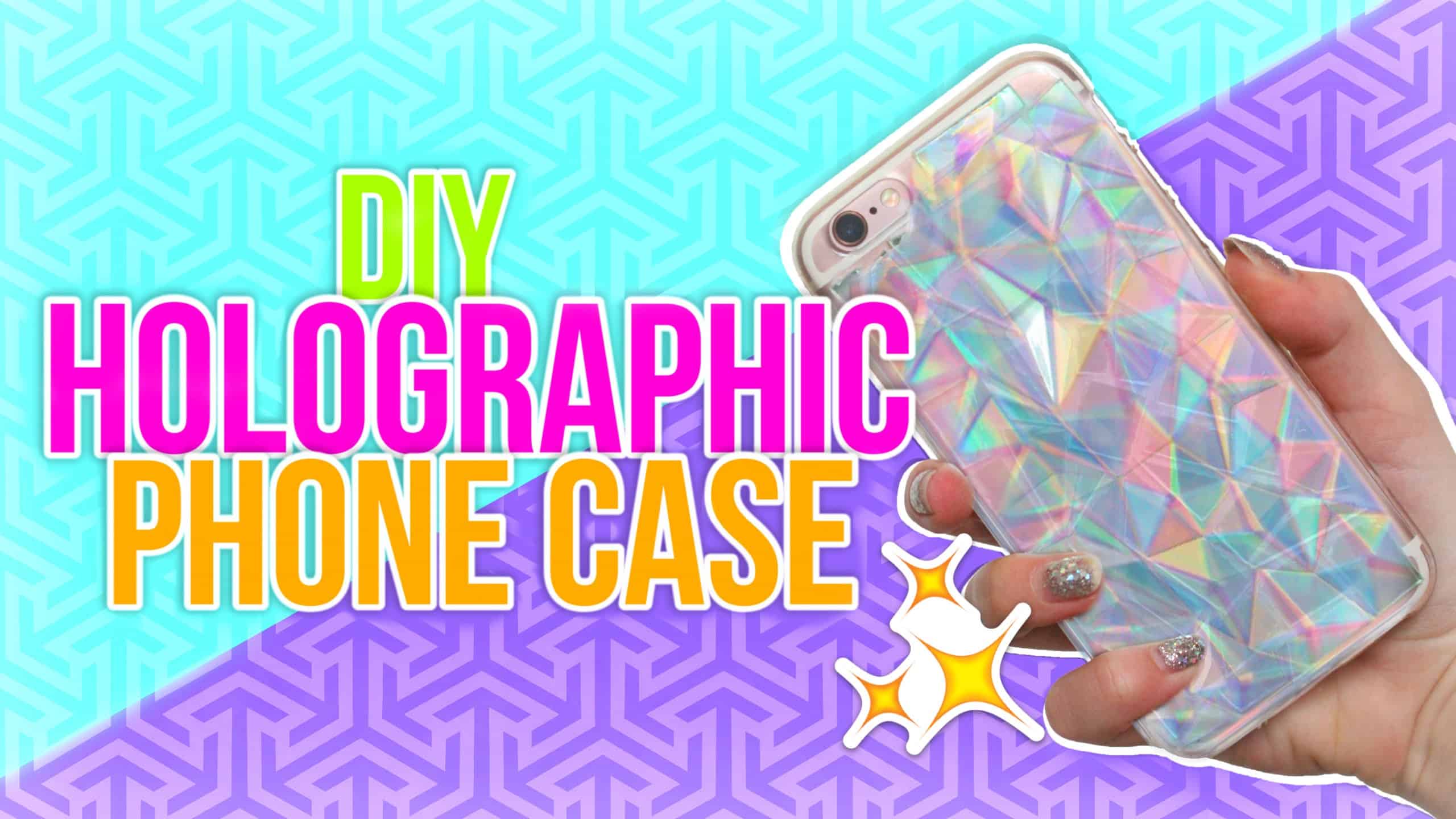Holographic phone case