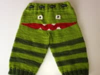 Knitted monster pants 200x150 Simply Trendy: DIY Knitted and Crochet Pants for Kids