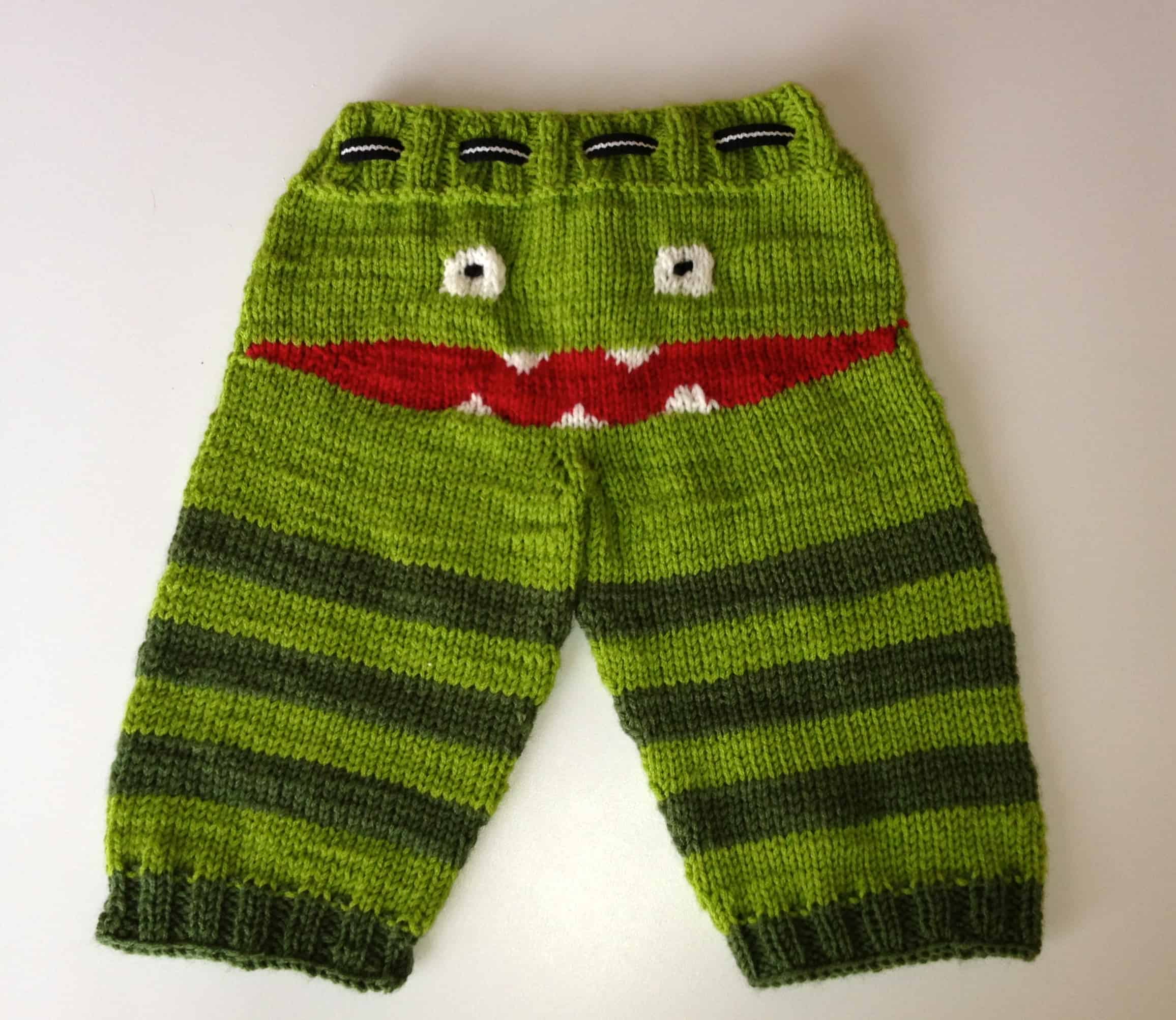 Knitted monster pants