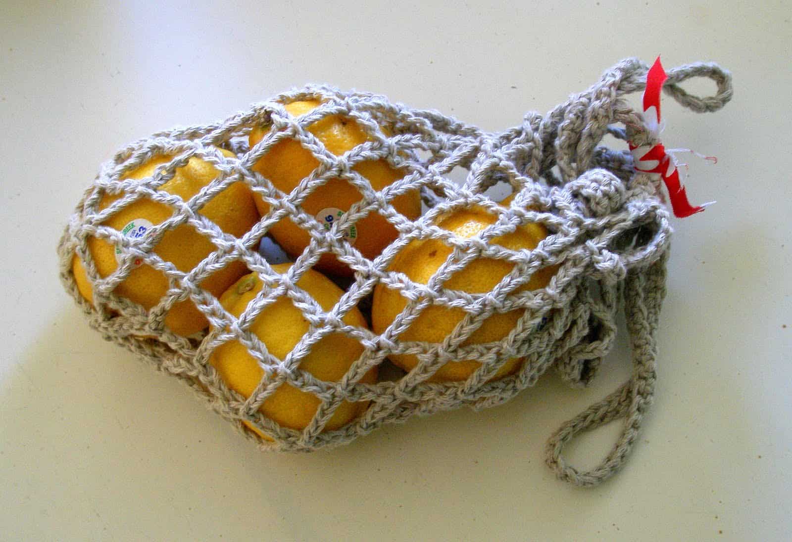 Crochet produce bags