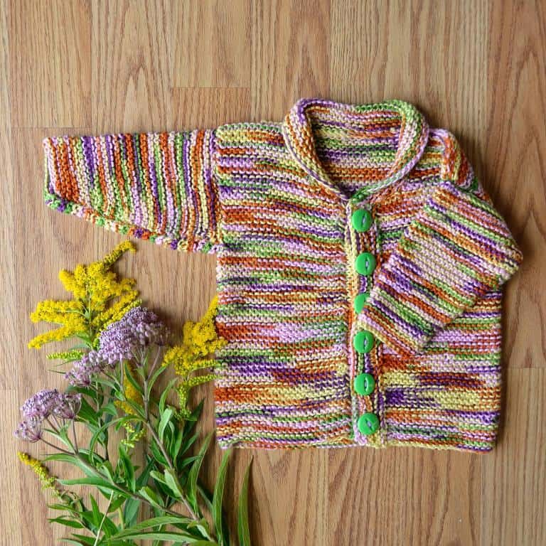 Getting Ready for Winter: Pretty Knitted Baby Sweater Patterns