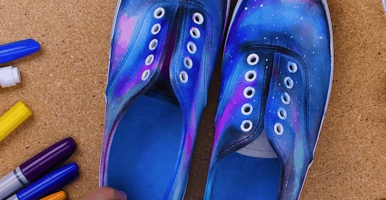 Galaxy shoes