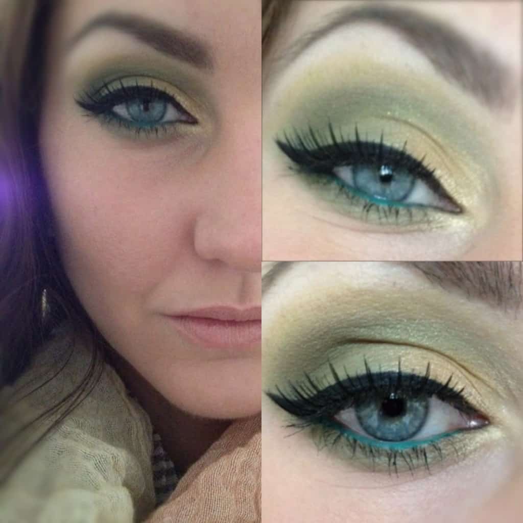 Light and dark blended greens with a black wing