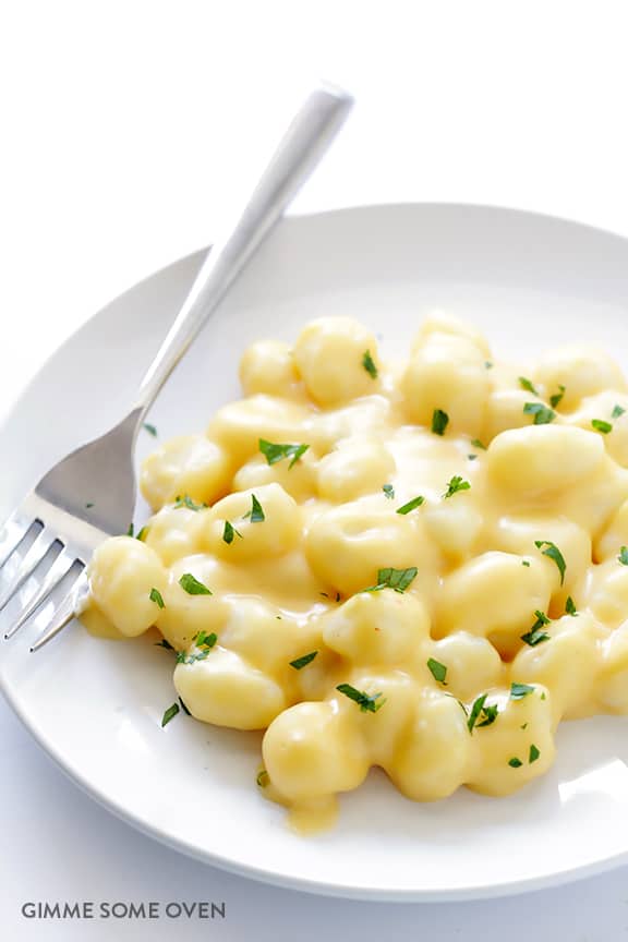 Mac and cheese gnocchi